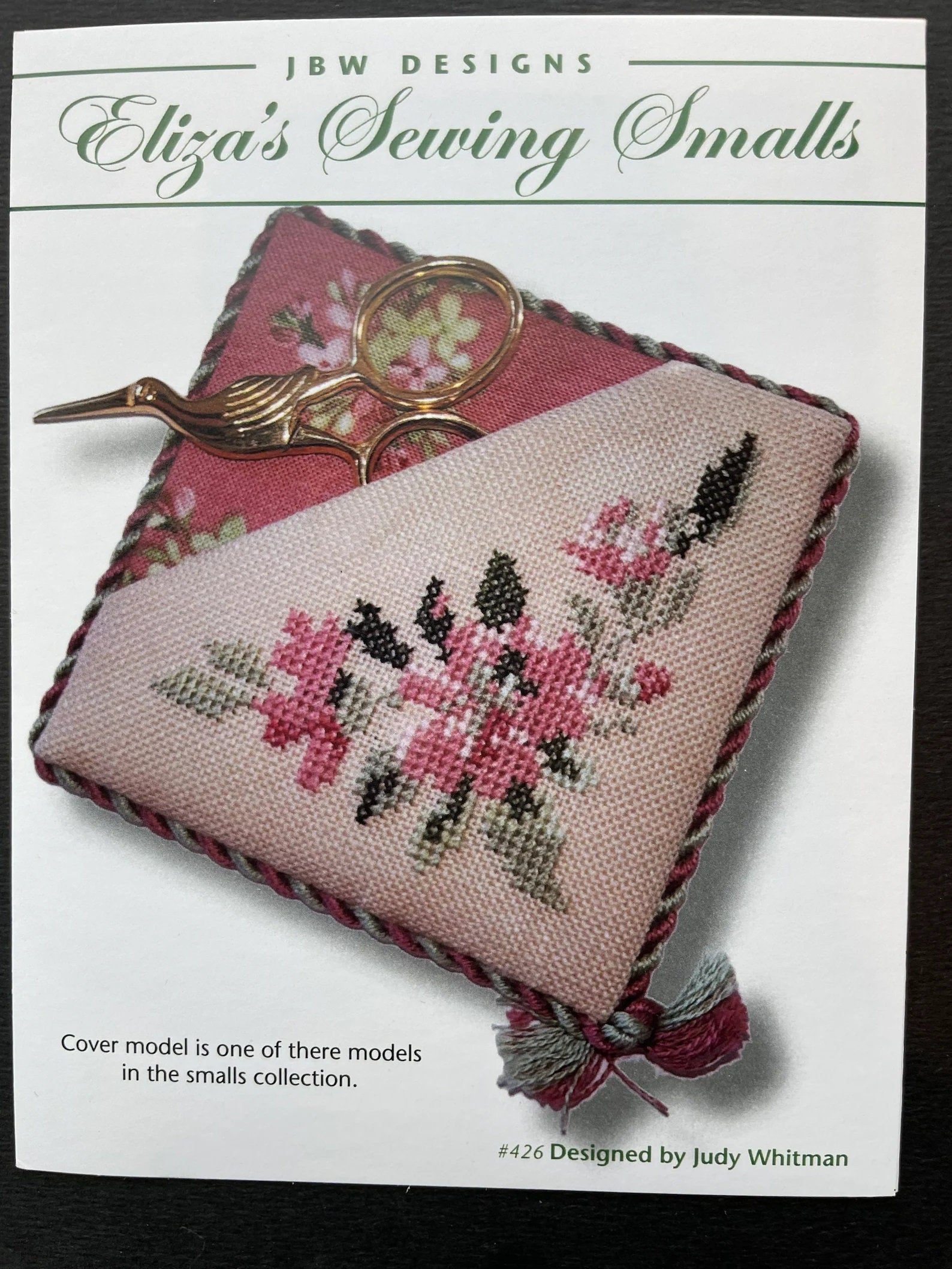 JBW DESIGNS "Eliza's Sewing Smalls" Counted Cross Stitch Pattern, 3 Designs, Chart, Market 2023, Pattern Only