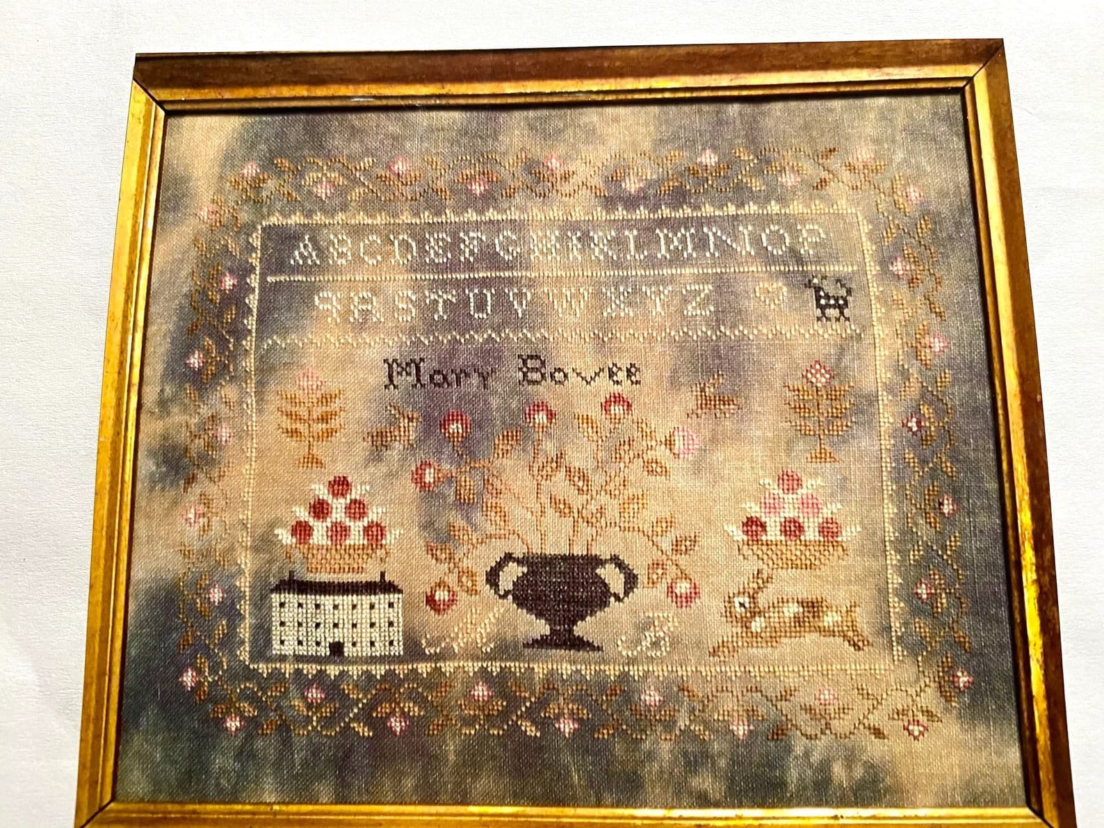 STACY NASH PRIMITIVES "Mary Bovee Sampler"  Counted Cross Stitch Pattern, Chart, Pattern Only
