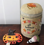 Cosford Rise Stitchery "Harlequin Halloween Pin Drum" PDF/Digital Counted Cross Stitch Pattern  Charts  Patterns Only