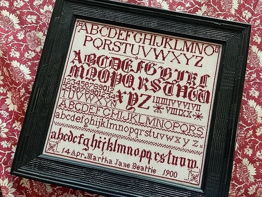 SHAKESPEARE'S PEDDLER "Most Humble Hands" 40-page Counted Cross Stitch Booklet, by Theresa Venette, Chart, Sampler, Nashville Market 2023