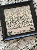 SHAKESPEARE'S PEDDLER "Most Humble Hands" 40-page Counted Cross Stitch Booklet, by Theresa Venette, Chart, Sampler, Nashville Market 2023