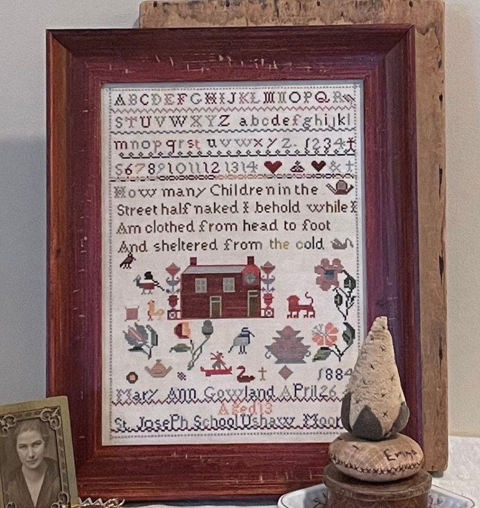 HANDS TO WORK "Sheltered From the Cold" Counted Cross Stitch Pattern, Chart, Sampler, Nashville 2023 Market Release, Pattern Only