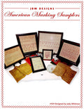 JBW DESIGNS "American Marking Samplers" Counted Cross Stitch Pattern, Sampler, Six Charts, Nashville Market 2023, Pattern Only