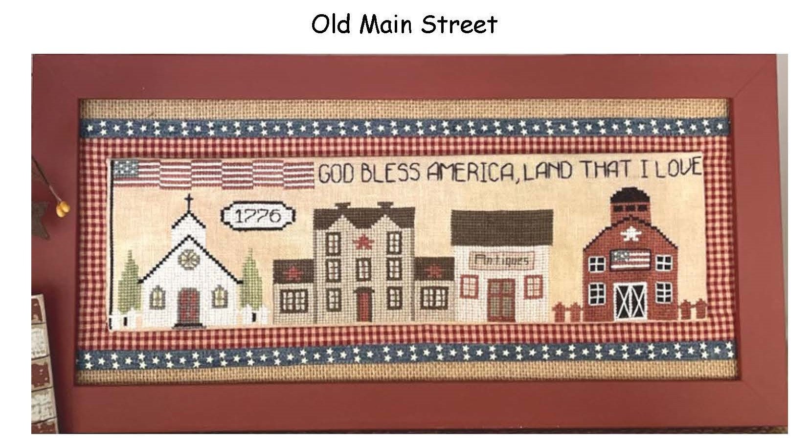 Mani di Donna "Old Main Street" Counted Cross Stitch Pattern, Nashville Needlework Market 2023, Chart, Pattern Only