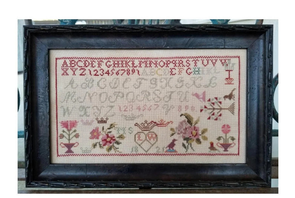 Samplers Not Forgotten "LW Motif Sampler" Counted Cross Stitch Pattern, Chart, Sampler, Pattern Only