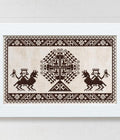 MODERN FOLK EMBROIDERY "The Riders of Marken" Counted Cross Stitch Pattern, Sampler, Chart, Pattern Only
