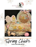 QUAINT ROSE NEEDLEARTS "Spring Chicks" Counted Cross Stitch Pattern, Sampler, Chart, Easter, Pattern Only