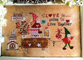 CUORE E BATTICUORE "Una Casa Insieme" A Home Together  Cross Stitch Pattern  Chart, Paper Pattern
