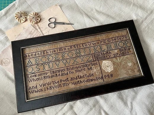 SHAKESPEARE'S PEDDLER "Most Humble Hands" 40-page Counted Cross Stitch Booklet, by Theresa Venette, Chart, Sampler, Nashville Market 2023