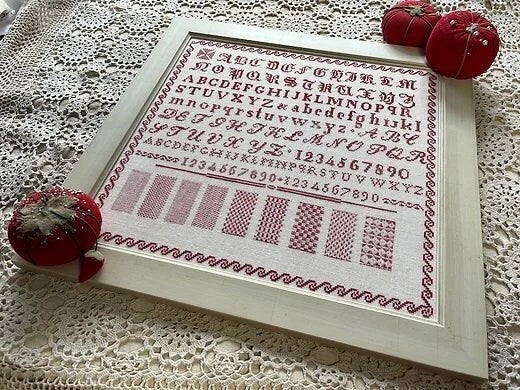 SHAKESPEARE'S PEDDLER "Most Humble Hands" 40-page Counted Cross Stitch Booklet, by Theresa Venette, Chart, Sampler, Nashville Market 2023
