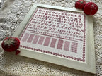 SHAKESPEARE'S PEDDLER "Most Humble Hands" 40-page Counted Cross Stitch Booklet, by Theresa Venette, Chart, Sampler, Nashville Market 2023