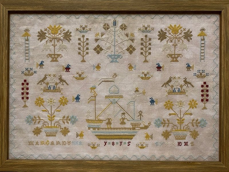 SAMBRIE STITCHES DESIGNS "Margaretha Sypkens 1815" Counted Cross Stitch Pattern, Sampler, Chart, by Rebecca Murphy, Pattern Only