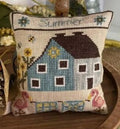 Mani di Donna "Seasonal Saltbox House - Summer" Counted Cross Stitch Pattern, Nashville Needlework Market 2023, Chart, Pattern Only