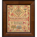 Hands Across the Sea Samplers "Hannah Campbell 1838" Counted Cross Stitch Pattern, Booklet, Pattern Only