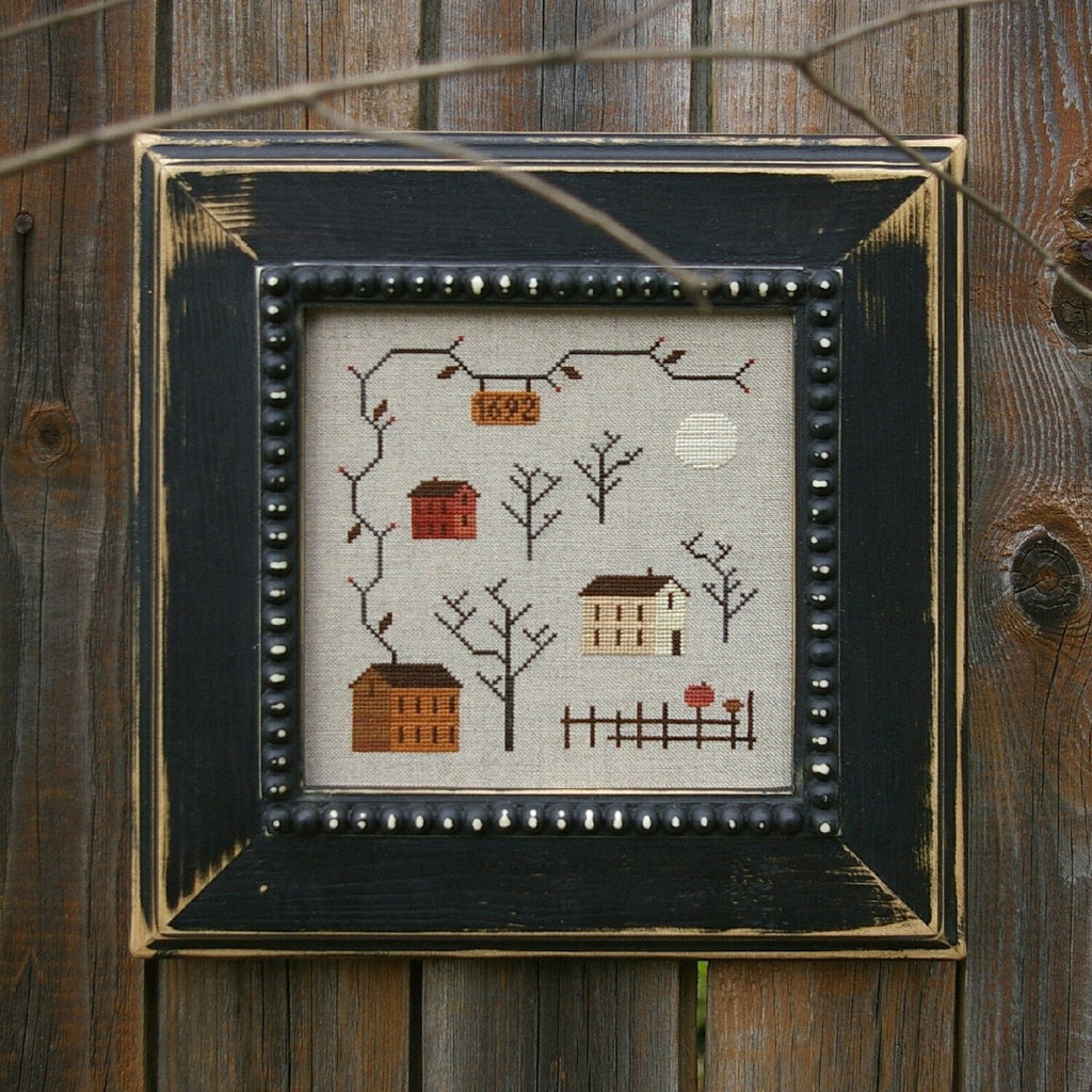 PDF INSTANT DOWNLOAD  Blue Bird Needleworks  "Salem"  Counted Cross Stitch Pattern  Pattern Only