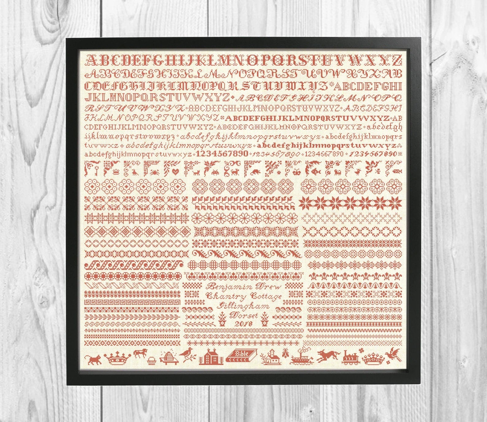 PDF INSTANT DOWNLOAD  Quiltify Design  "A Bristol Orphanage Sampler"  Counted Cross Stitch Pattern  Pattern Only