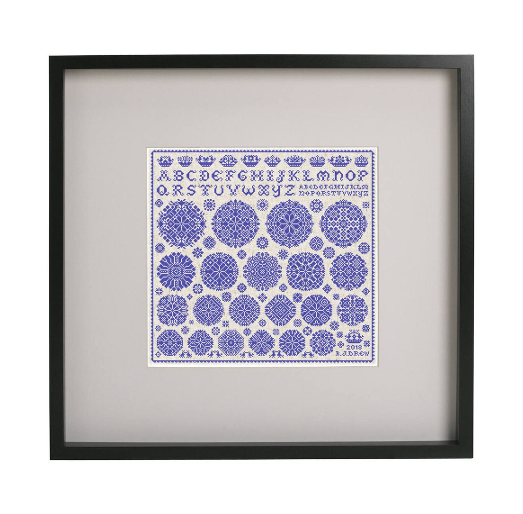 PDF INSTANT DOWNLOAD  Quiltify Design  "Nouveau Vierlanden"  Counted Cross Stitch Pattern  Pattern Only