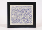 PDF INSTANT Download  Quiltify Design  "Quaker ABC 123 Sampler"  Counted Cross Stitch Pattern  Pattern Only
