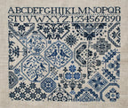 PDF INSTANT Download  Quiltify Design  "Quaker ABC 123 Sampler"  Counted Cross Stitch Pattern  Pattern Only