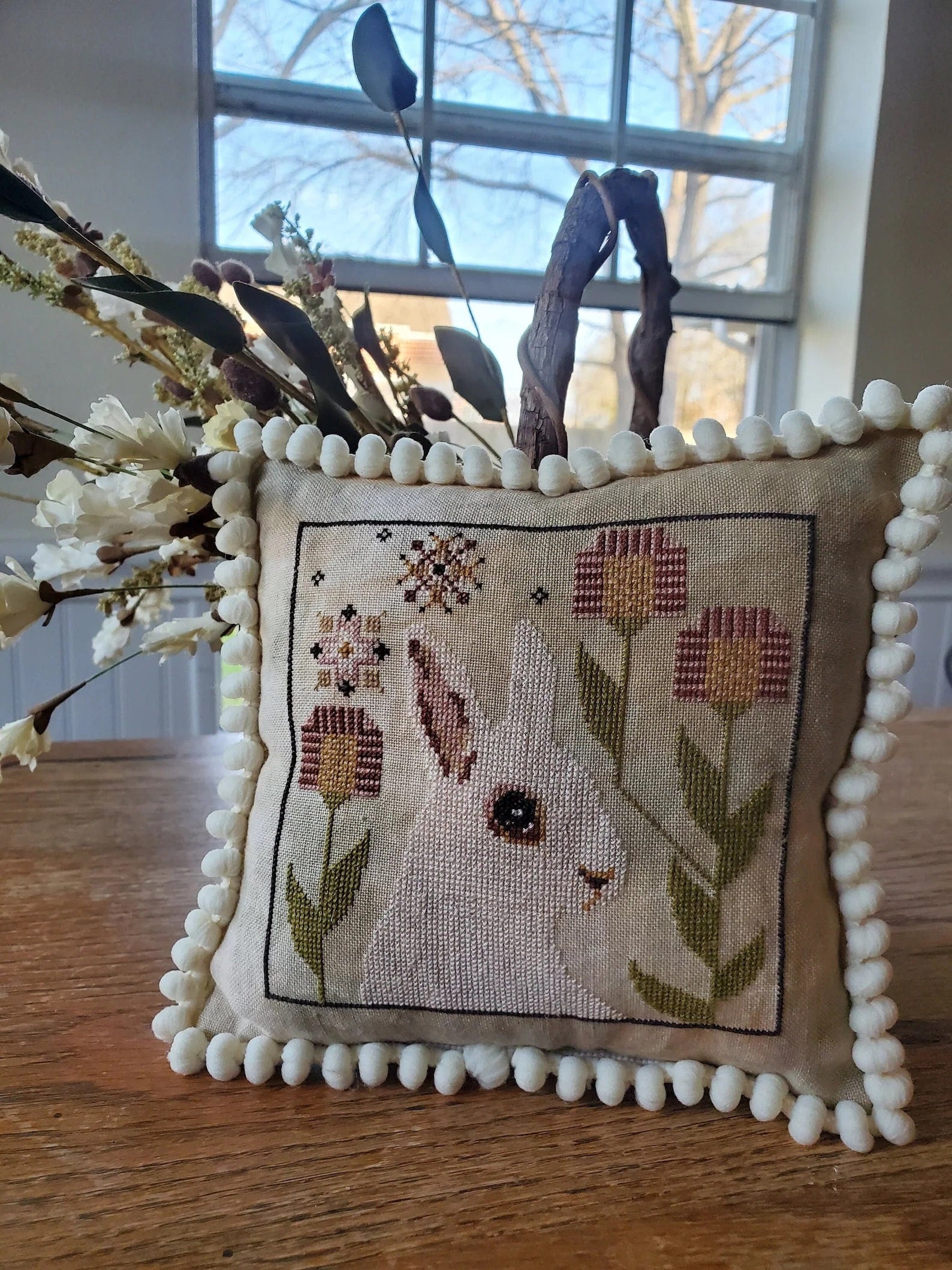 THE ARTSY HOUSEWIFE "Bedelia Bunny" Counted Cross Stitch Pattern, Chart, Pattern Only