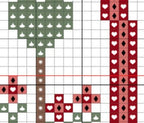 Heartsong Stitchery "Love Bowl Topper"  Counted Cross Stitch Pattern  PDF/DIGITAL Download  Chart  Pattern Only