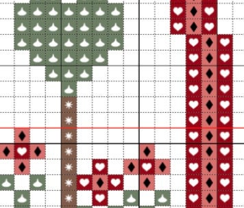 Heartsong Stitchery "Love Bowl Topper"  Counted Cross Stitch Pattern  PDF/DIGITAL Download  Chart  Pattern Only