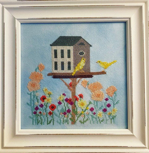 Heartsong Stitchery "Its All For The Birds"  Counted Cross Stitch Pattern  PDF/DIGITAL Download  Chart  Pattern Only