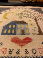 Heartsong Stitchery "Moon Shine"  Counted Cross Stitch Pattern  PDF/DIGITAL Download  Chart  Pattern Only