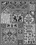 LONG DOG SAMPLERS "Death by Cross Stitch"  Counted Cross Stitch Pattern  Sampler, Chart, Pattern Only