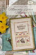 JEANNETTE DOUGLAS DESIGNS "Letters From Mom Series - Monthly Letter March" Counted Cross Stitch Chart with Silk Threads, Pattern Only
