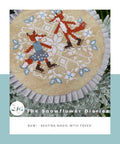 THE SNOWFLOWER DIARIES "Skating Magic With Foxes" Counted Cross Stitch Pattern, Chart, by Maja Matyas Szilagyi from Budapest Hungary