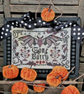 QUAINT ROSE NEEDLEARTS "Gone Batty" Counted Cross Stitch Pattern, Sampler, Chart, Halloween, Pattern Only