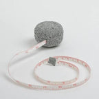 HIRO Co., Ltd. ~ Macaron Fabric Tape Measure, Diameter-2 1/2", Retracts with Press of a Button, The Coolest Tape Measure Ever, Made in Japan