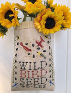 CARRIAGE HOUSE SAMPLINGS "Wild Bird Seed Sack" Counted Cross Stitch Pattern, Feed Sack, Pattern Only