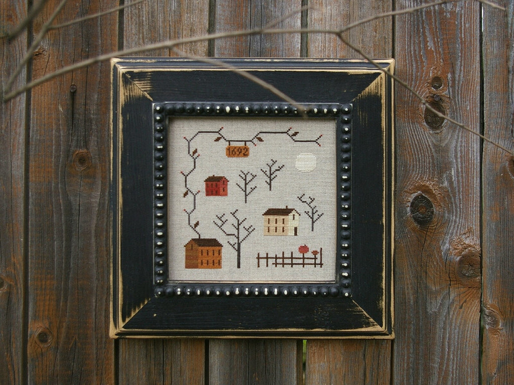 PDF INSTANT DOWNLOAD  Blue Bird Needleworks  "Salem"  Counted Cross Stitch Pattern  Pattern Only