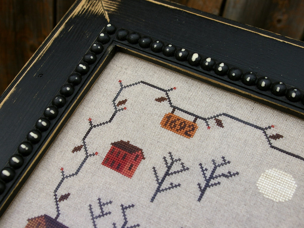 PDF INSTANT DOWNLOAD  Blue Bird Needleworks  "Salem"  Counted Cross Stitch Pattern  Pattern Only