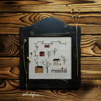 PDF INSTANT DOWNLOAD  Blue Bird Needleworks  "Salem"  Counted Cross Stitch Pattern  Pattern Only