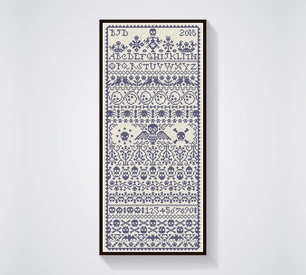 PDF INSTANT DOWNLOAD  Quiltify Design  "All Souls Band"  Counted Cross Stitch Pattern  Pattern Only