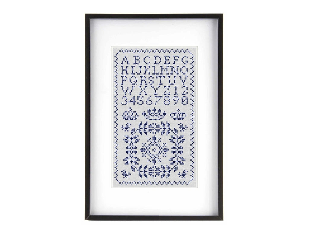 PDF INSTANT DOWNLOAD  Quiltify Design  "Garlands, Crowns & Cartouches"  Counted Cross Stitch Pattern  Pattern Only
