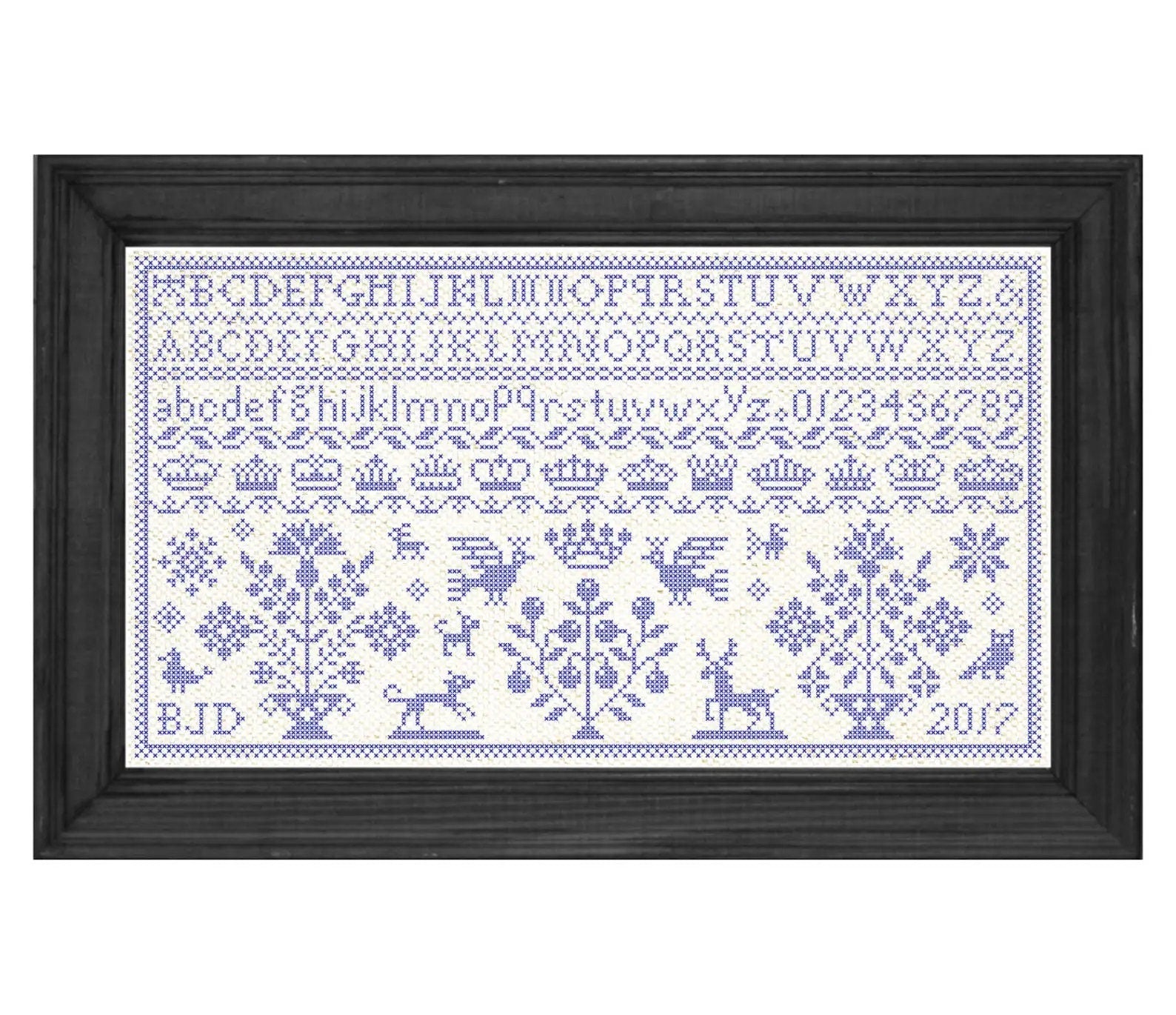 PDF INSTANT Download  Quiltify Design  "Strip Sampler"  Counted Cross Stitch Pattern  Pattern Only