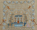 TWIN PEAK PRIMITIVES "Proposal" Counted Cross Stitch Pattern, Sampler, Pattern Only