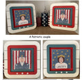 MANI DI DONNA "A Patriotic Couple" Counted Cross Stitch Pattern, Chart, Americana, Patriotic, Life, Liberty, Pattern Only