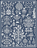 LONG DOG SAMPLERS "Before I Sleep"  Counted Cross Stitch Pattern  Sampler, Robert Frost Inspiration, Pattern Only