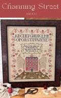 ANNIE BEEZ Folk Art "Channing Street" Counted Cross Stitch Pattern, Sampler, Nashville Market Release 2023, Chart, Pattern Only