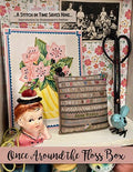 Stitch In Time Saves Nine By Shakespeare's Peddler ~ Counted Cross Stitch Pattern, Once Around the Floss Box, Chart, Pattern Only