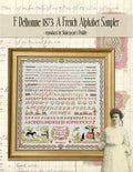 SHAKESPEARE'S PEDDLER "F. Delhomme 1873 ~ A French Alphabet Sampler" Counted Cross Stitch Pattern, Reproduction Sampler, Pattern Only