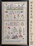 NEEDLEWORK PRESS "Hannah Elliott 1848" Sampler, Counted Cross Stitch Pattern, NeedleWorkPress, Nashville Needlework Market 2023