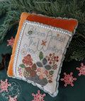 THE BLUE FLOWER "Winter Blooms" counted cross stitch pattern, Winter Flowers and Berries, Pattern Only