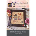 Pansy Patch Quilts and Stitchery "Stitcher's Retreat House" Counted Cross Stitch Pattern, Chart, Pattern Only