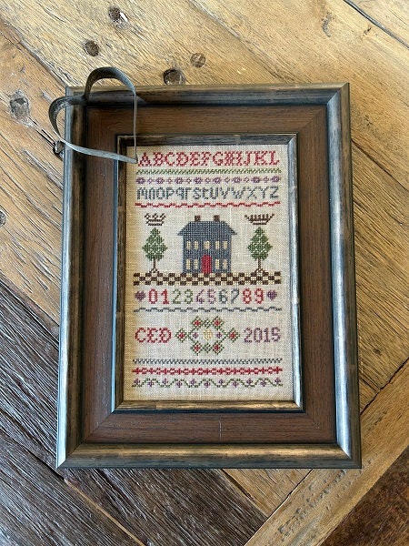 HAYSTACK STITCHING "Charlotte" Counted Cross Stitch Pattern, Chart, Sampler, Crowns, Alphabet, Princess Charlotte, Pattern Only